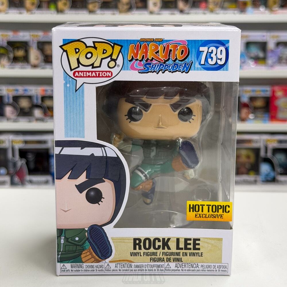 Funko Pop Anime Naruto Rock Lee Hot Topic 739 Vinyl Figure